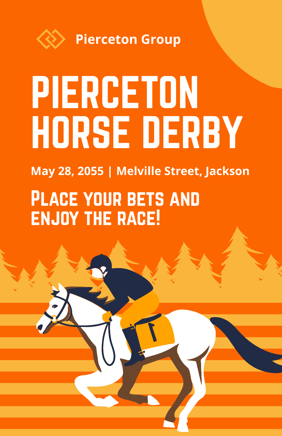Horse Race Poster Template