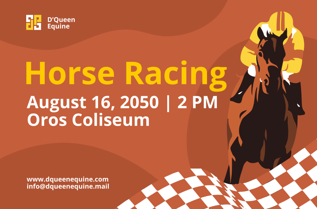 Free Horse Race Banner Template