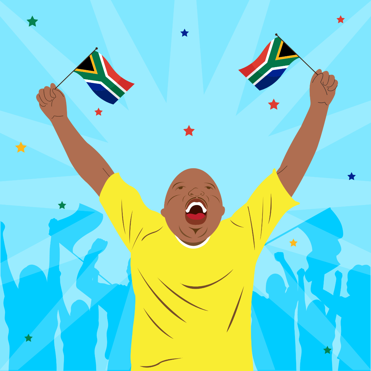 South Africa Freedom Day Image Template