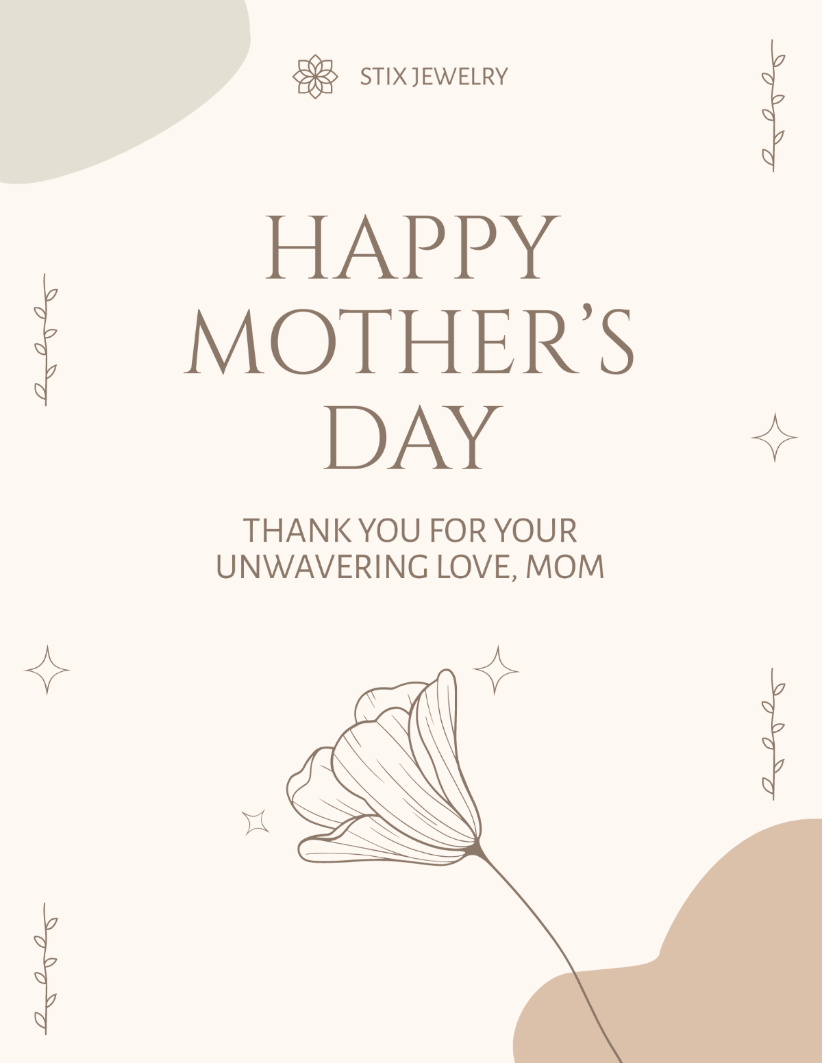 Mother's Day Mockup Flyer Template