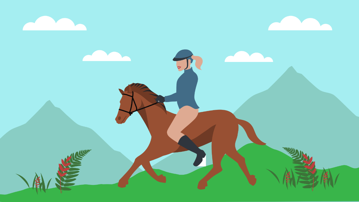 Horse Race Background Template
