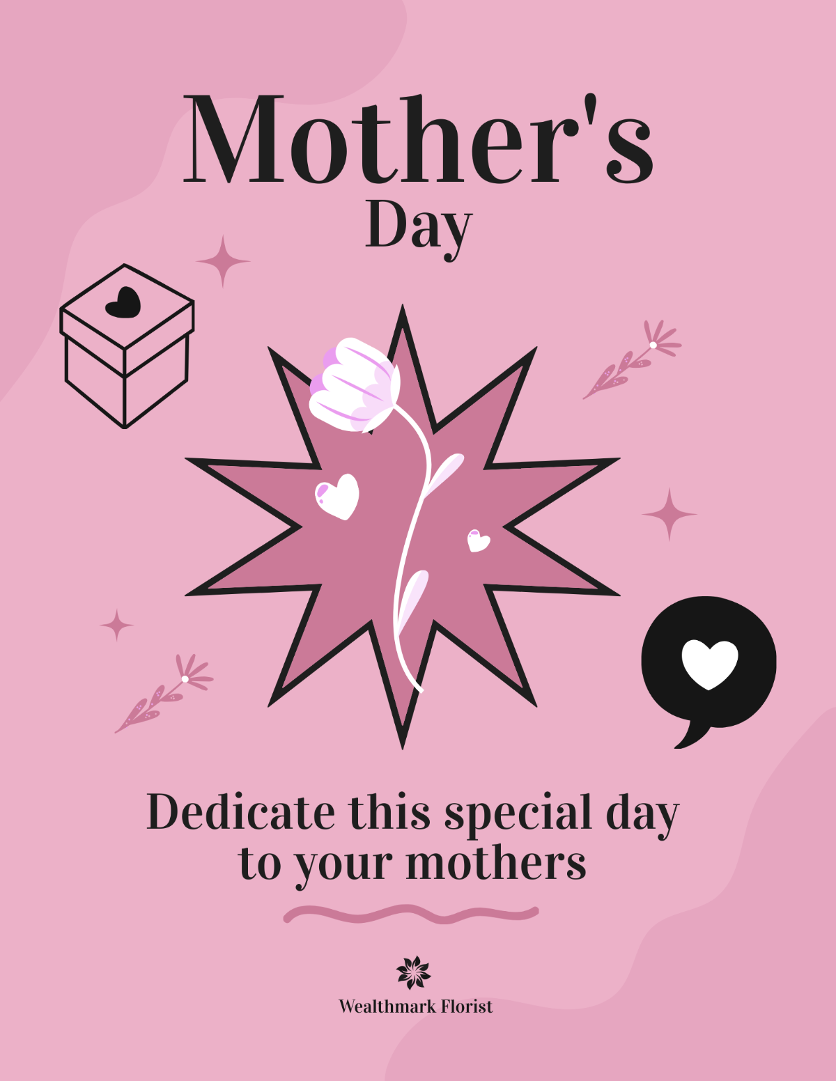 Creative Mother 27s Day Flyer Template - Edit Online & Download