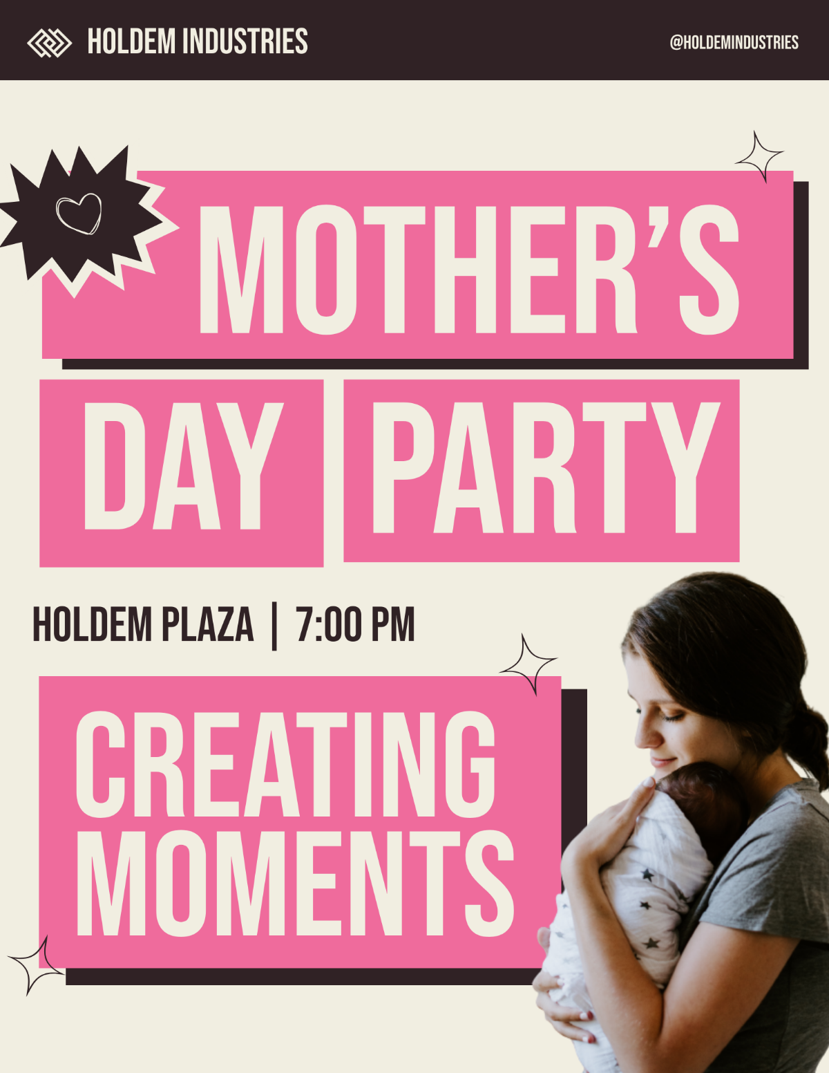 Party Mother's Day Flyer Template