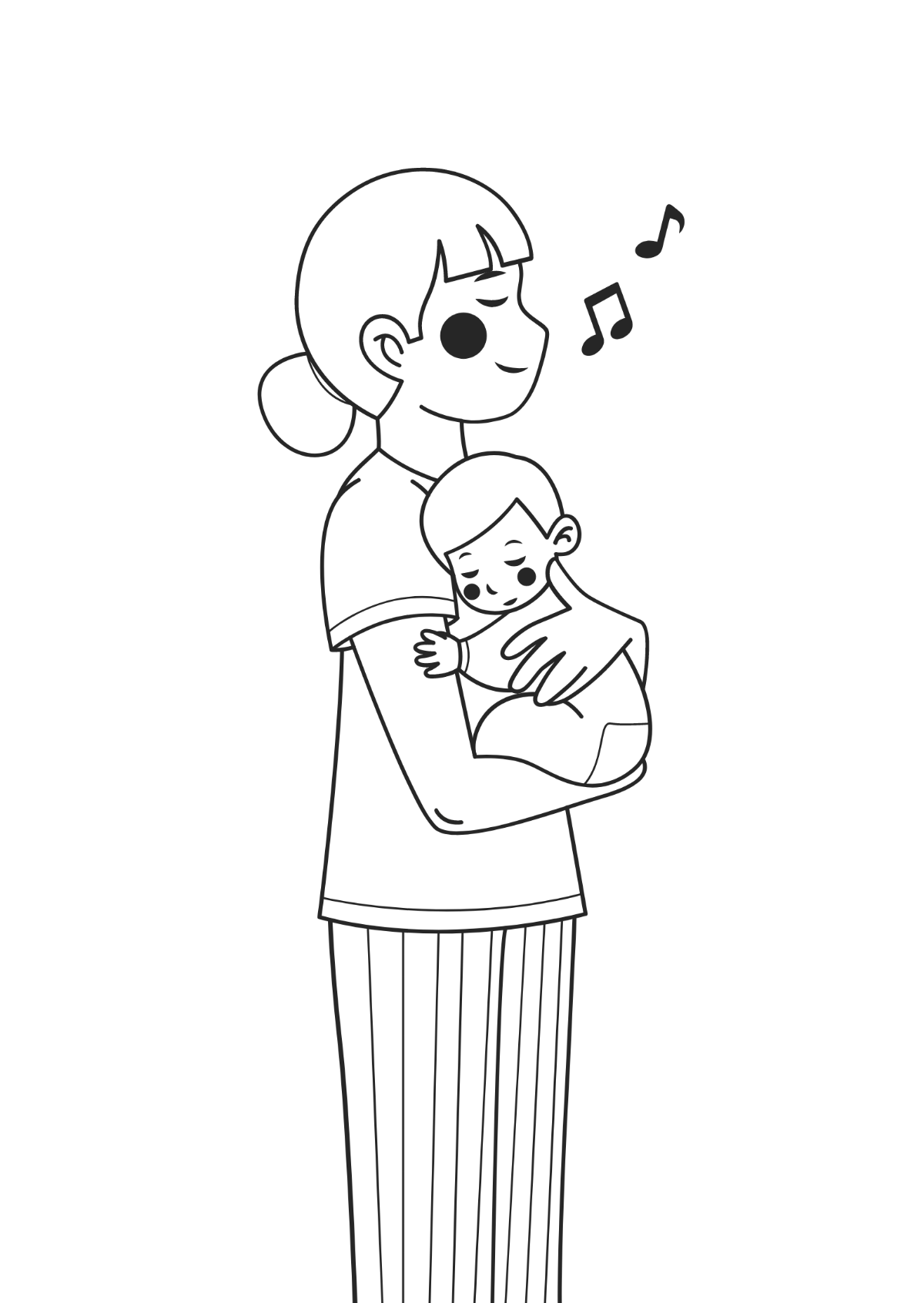 Mother Drawing Template