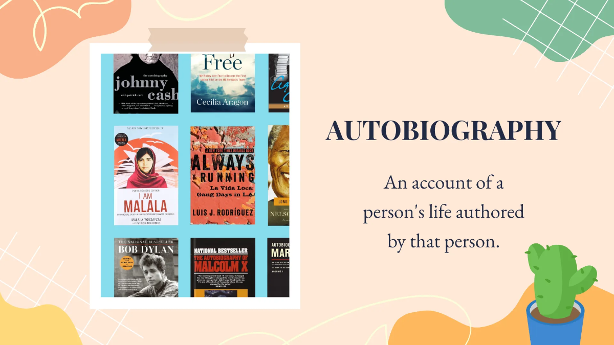 Free Simple Literature Presentation Template to Edit Online