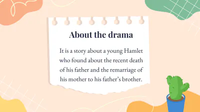 Free Simple Literature Presentation Template to Edit Online