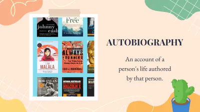 Free Simple Literature Presentation Template to Edit Online