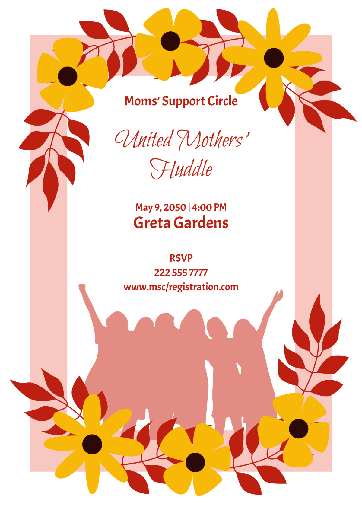 Mother Invitation Template