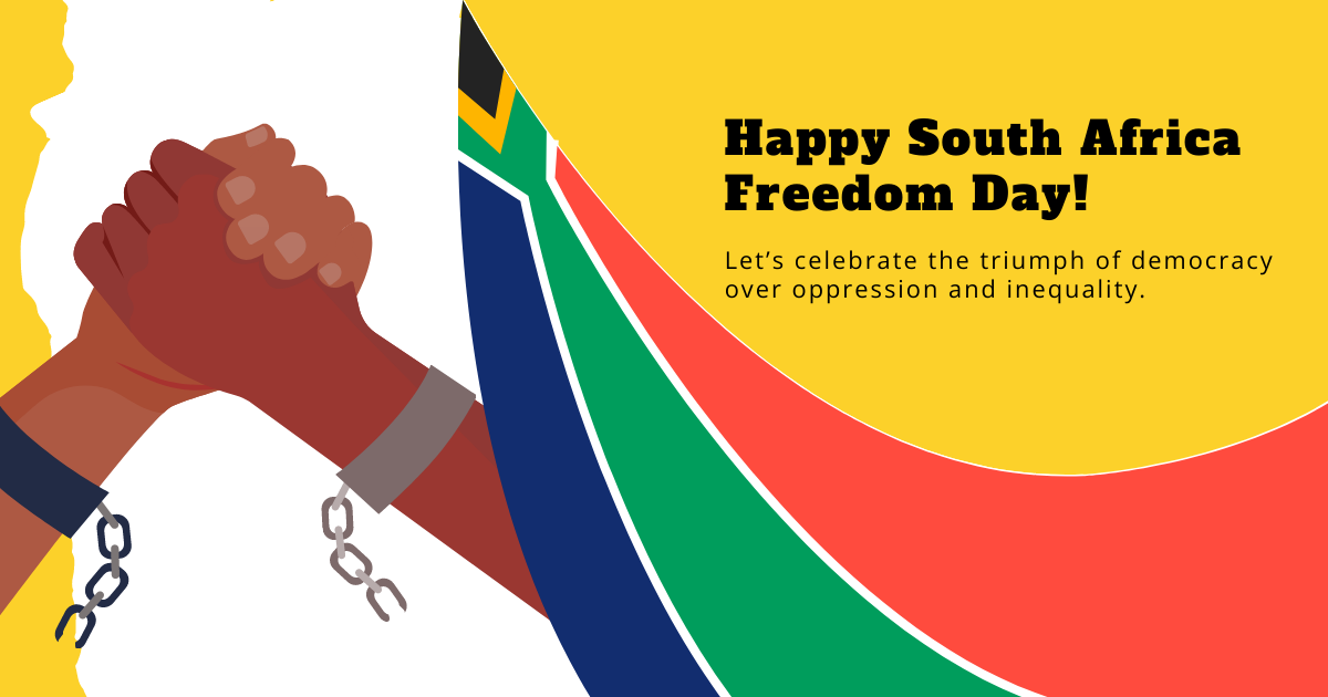 South Africa Freedom Day Facebook Post Template