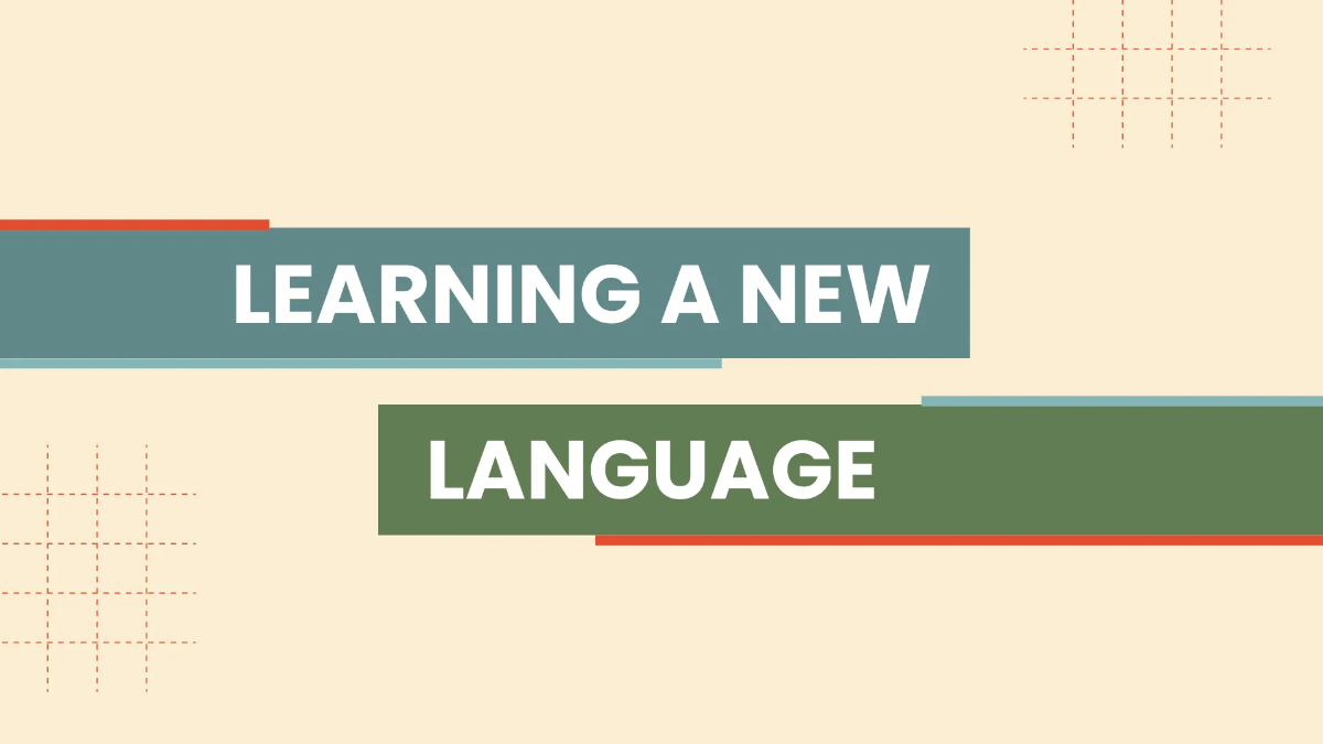 Free Infographics Foreign Language Presentation Template to Edit Online