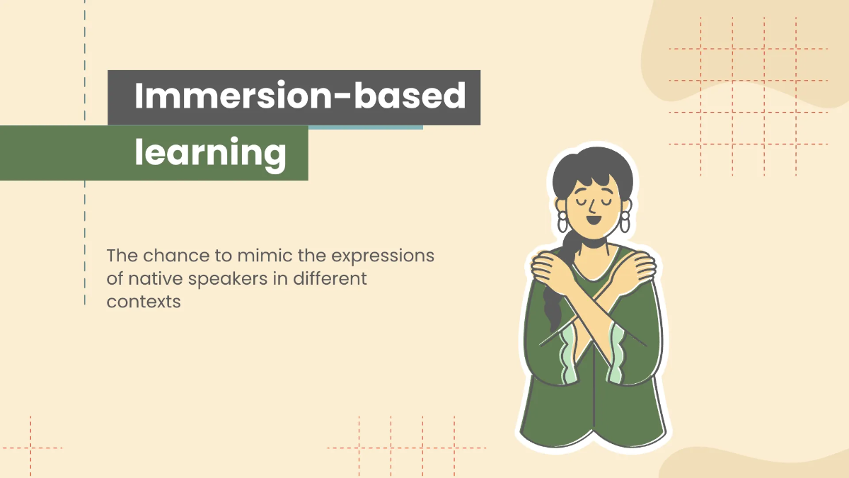 Free Infographics Foreign Language Presentation Template to Edit Online