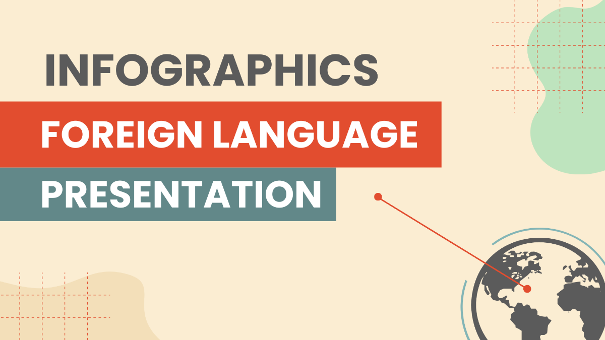 Free Infographics Foreign Language Presentation Template