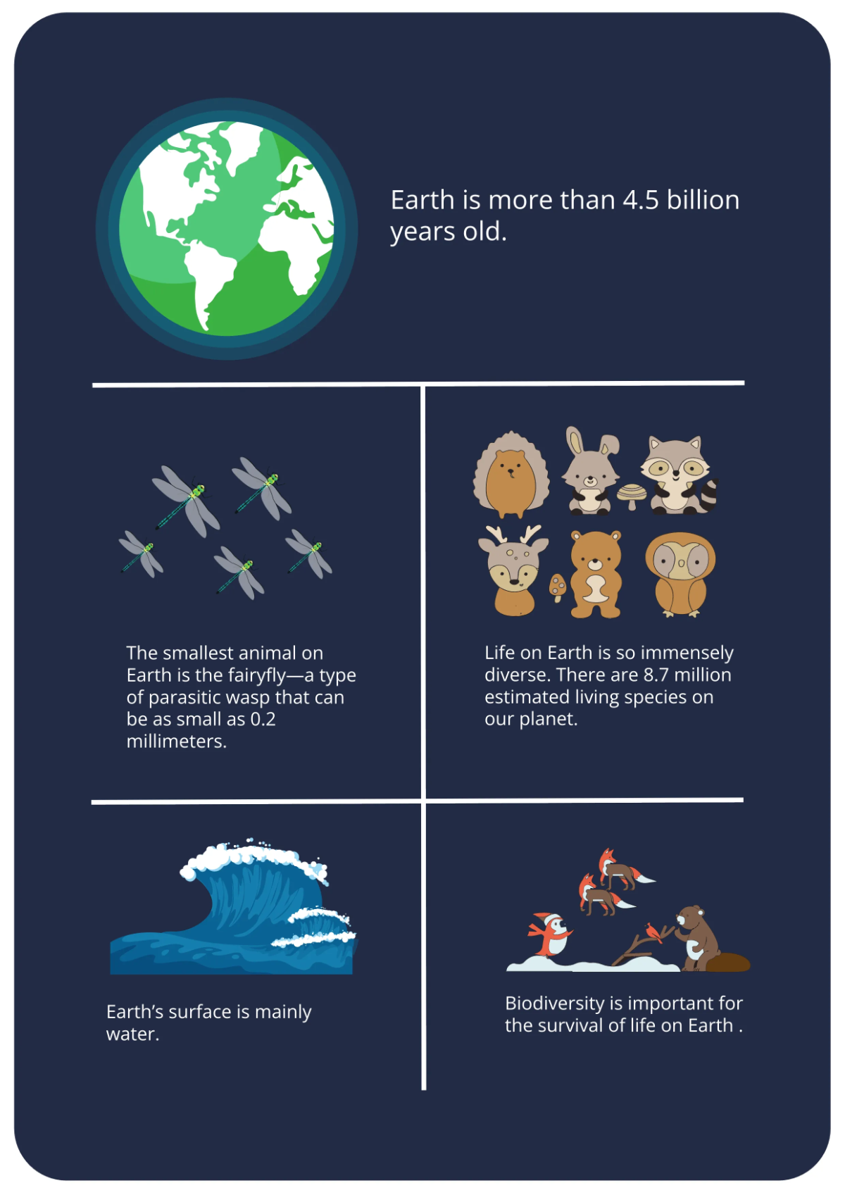 Free Earth Infographic Template to Edit Online