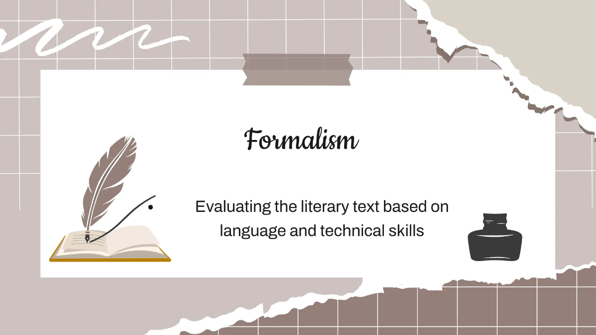 Free Pretty Literature Presentation Template to Edit Online