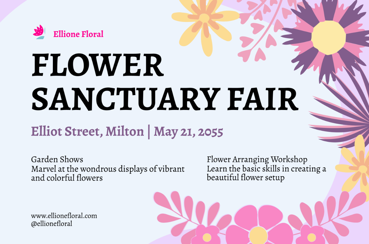 Free Flowers Banner Template