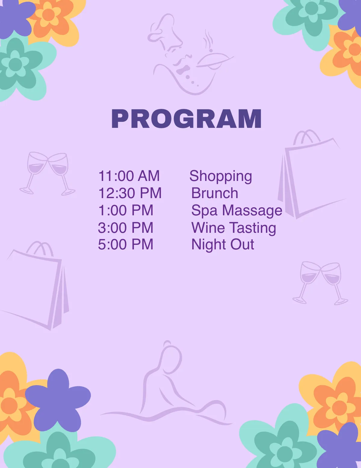 Free Mother Program Template to Edit Online