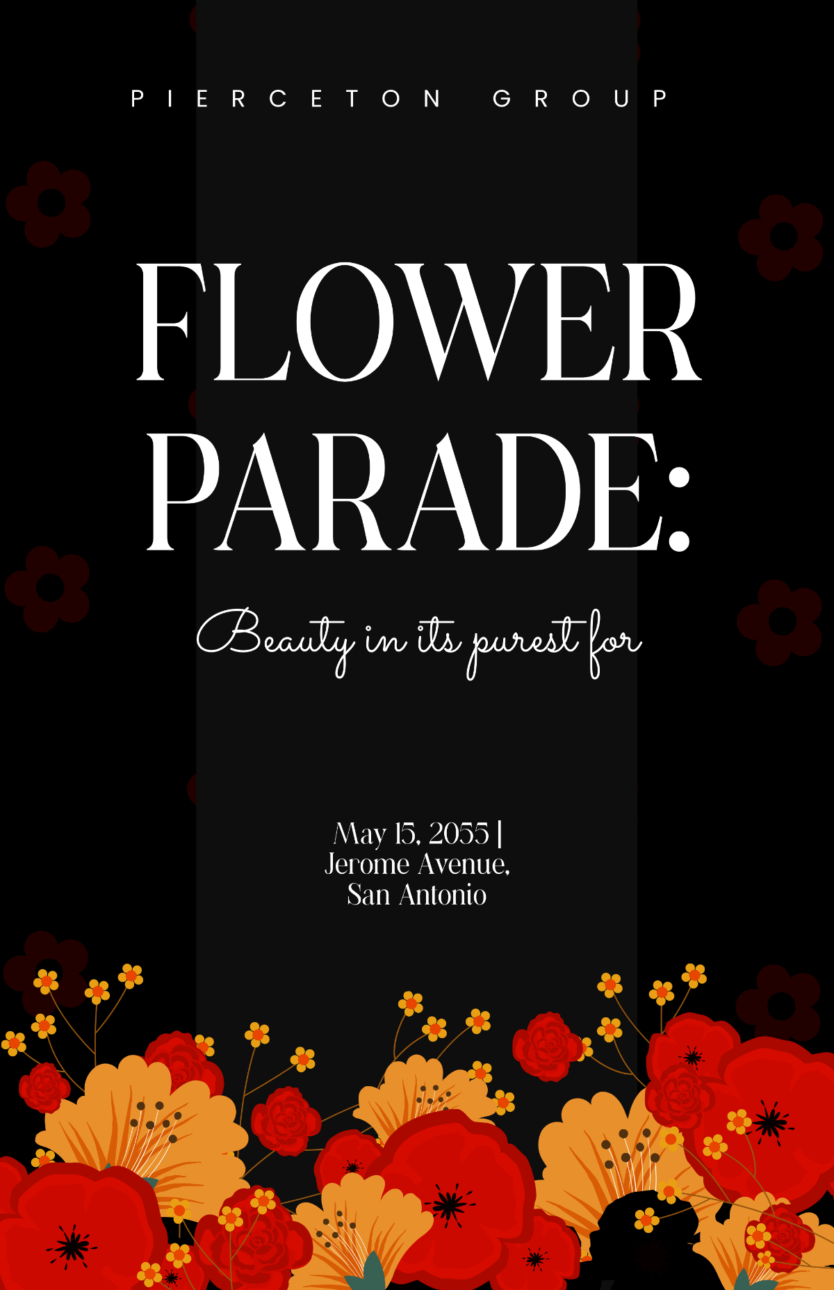 Flowers Poster Template