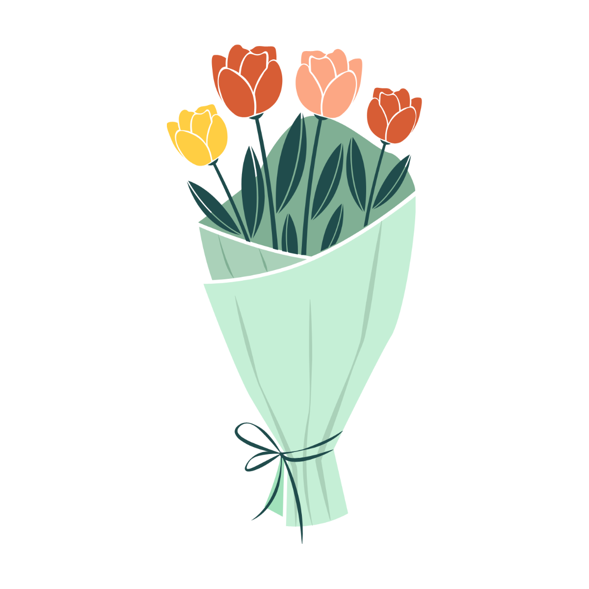 Free Flowers ClipArt Template