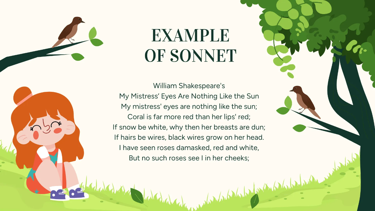 Free Fun Literature Presentation Template to Edit Online