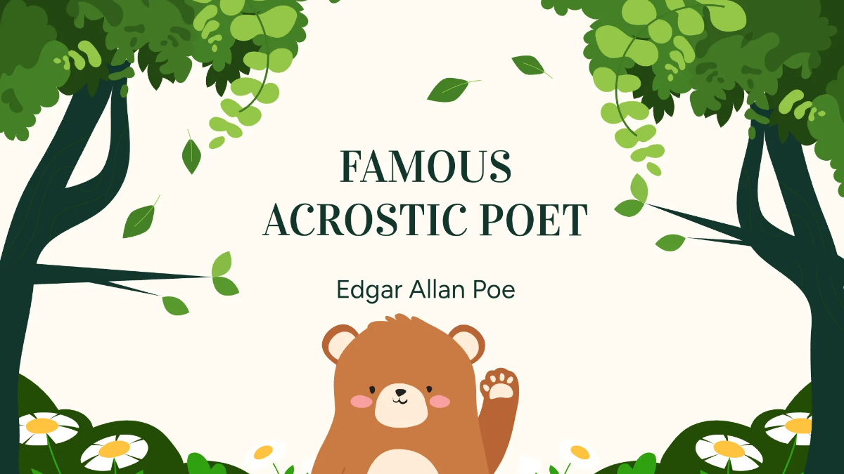 Free Fun Literature Presentation Template to Edit Online