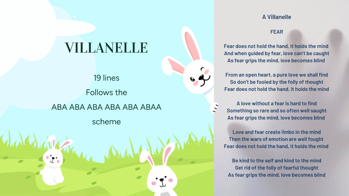 Free Fun Literature Presentation Template to Edit Online