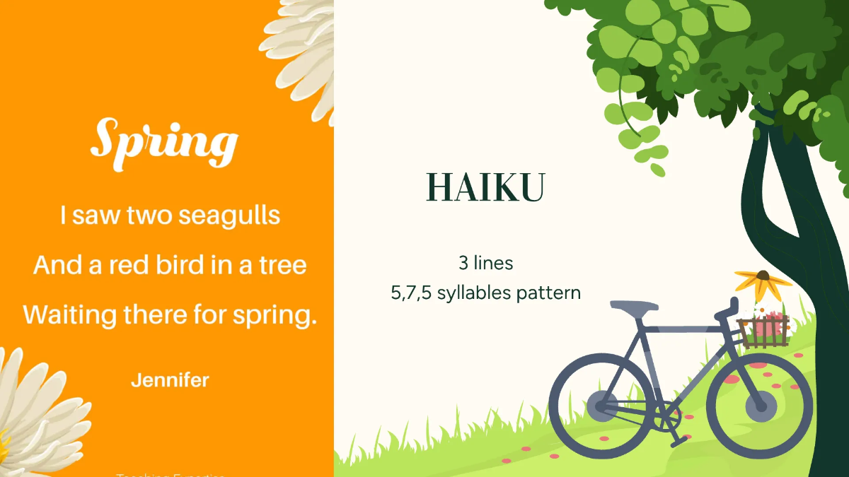 Free Fun Literature Presentation Template to Edit Online