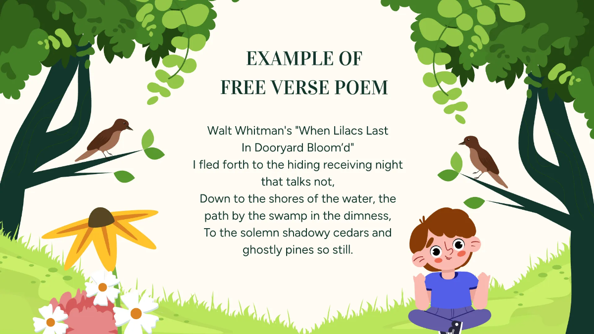 Free Fun Literature Presentation Template to Edit Online