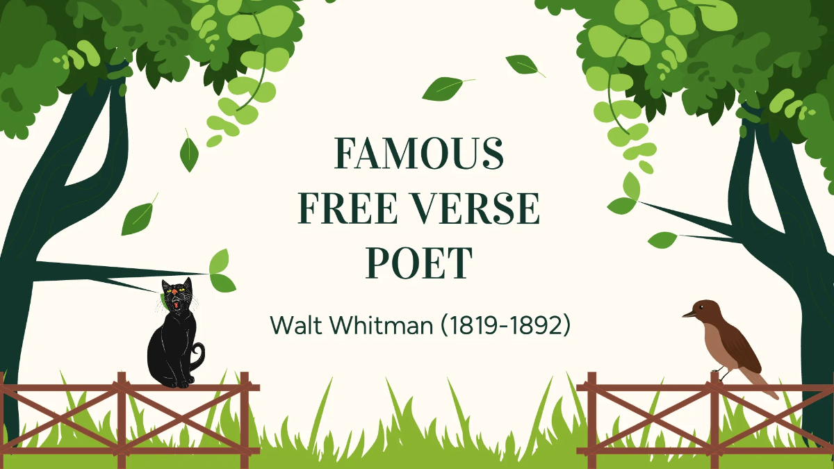 Free Fun Literature Presentation Template to Edit Online