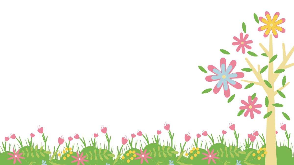 Free Flowers Transparent Template