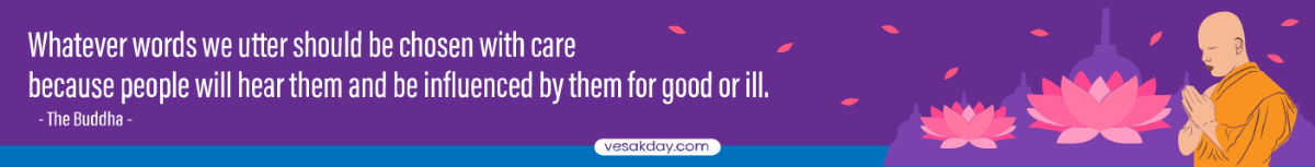 Vesak Website Banner Template