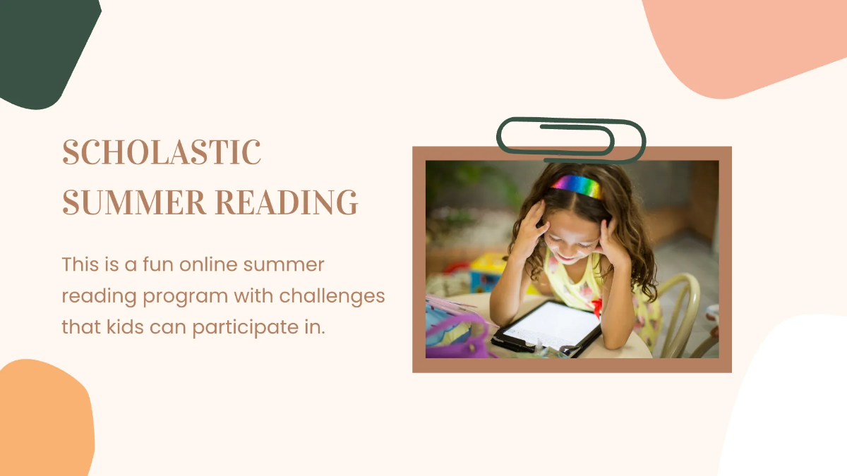 Free Professional Literature Presentation Template to Edit Online