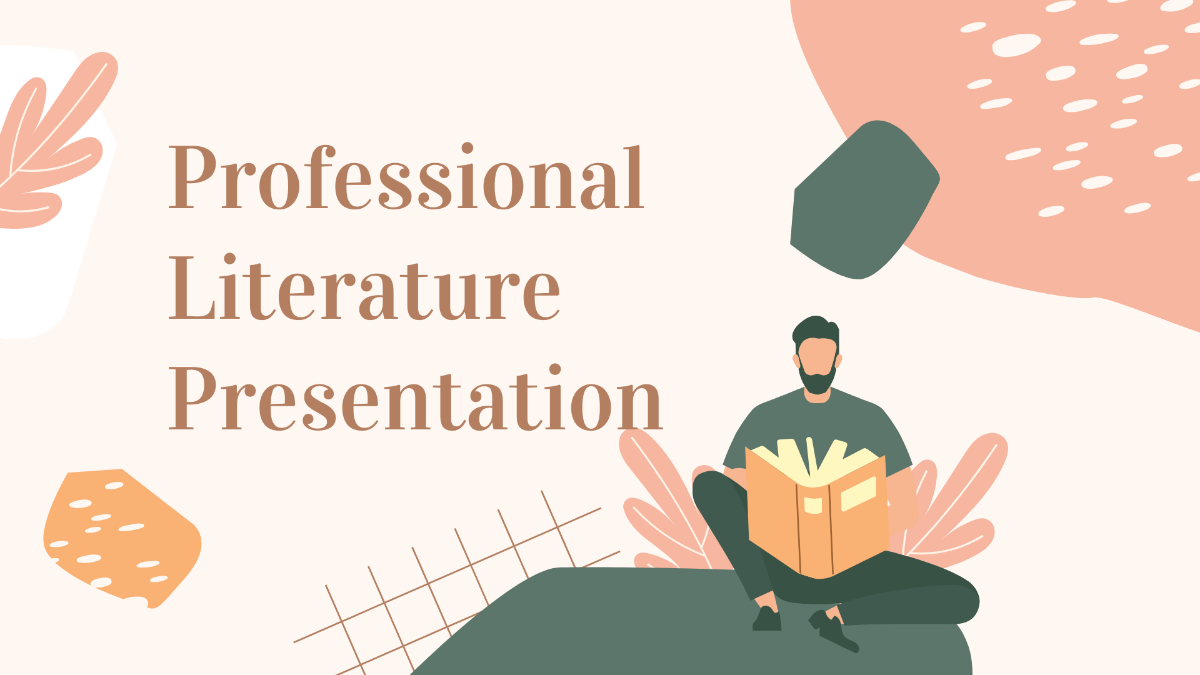 Free Professional Literature Presentation Template