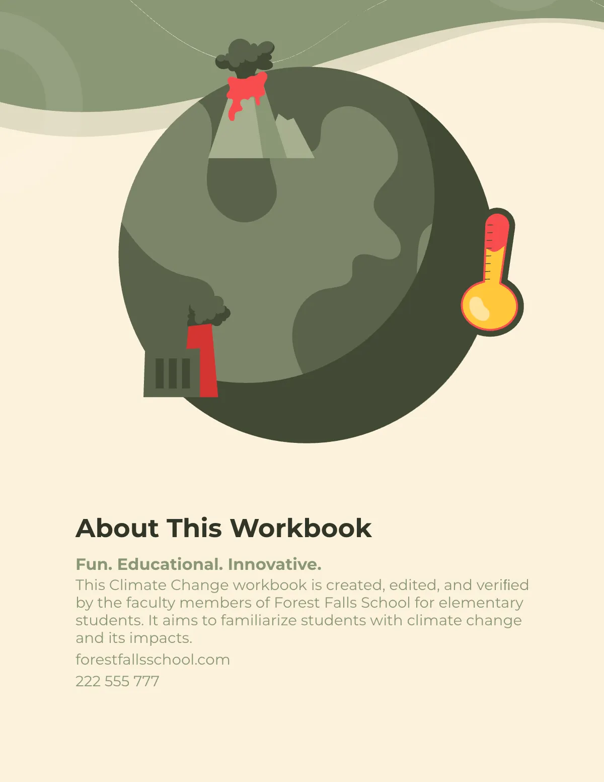 Free Climate Change Workbook Template to Edit Online