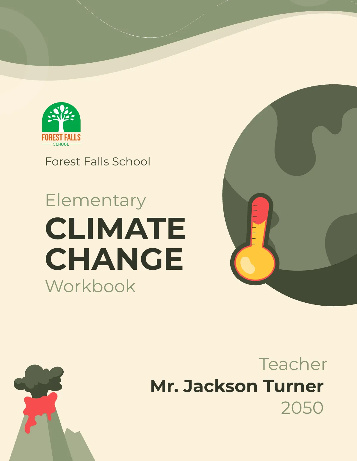 Free Climate Change Workbook Template to Edit Online