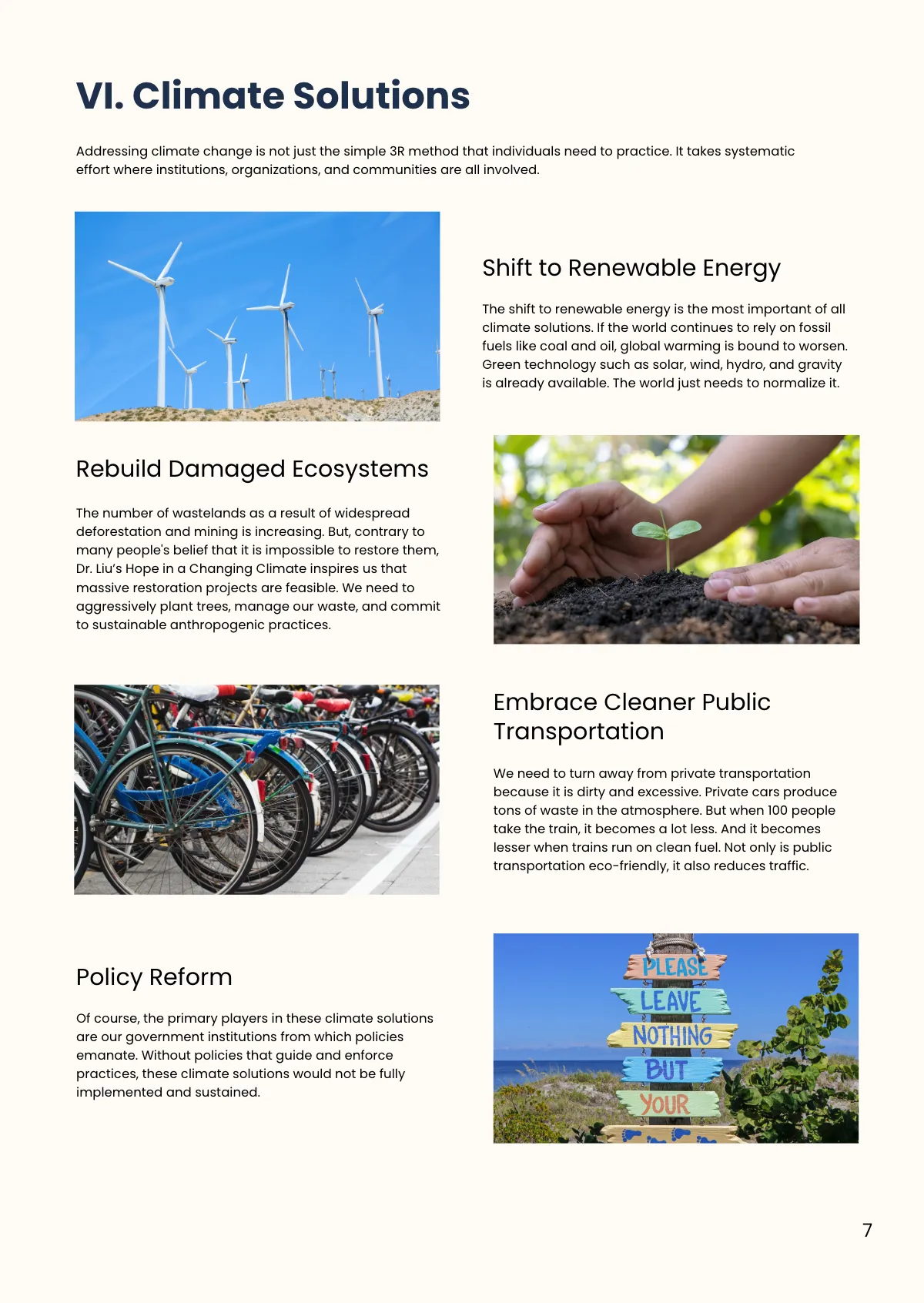 Free Climate Change Handout Template to Edit Online