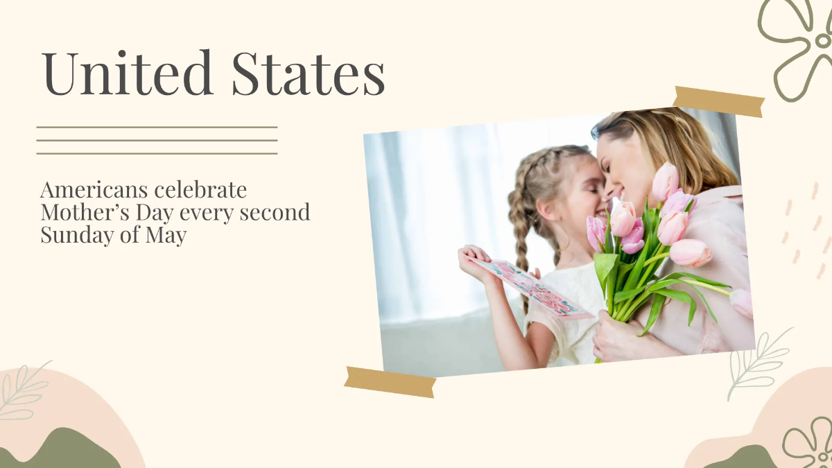 Free Aesthetic Mother's Day Presentation Template to Edit Online