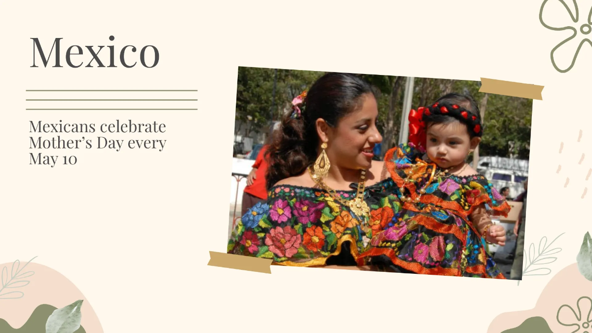 Free Aesthetic Mother's Day Presentation Template to Edit Online