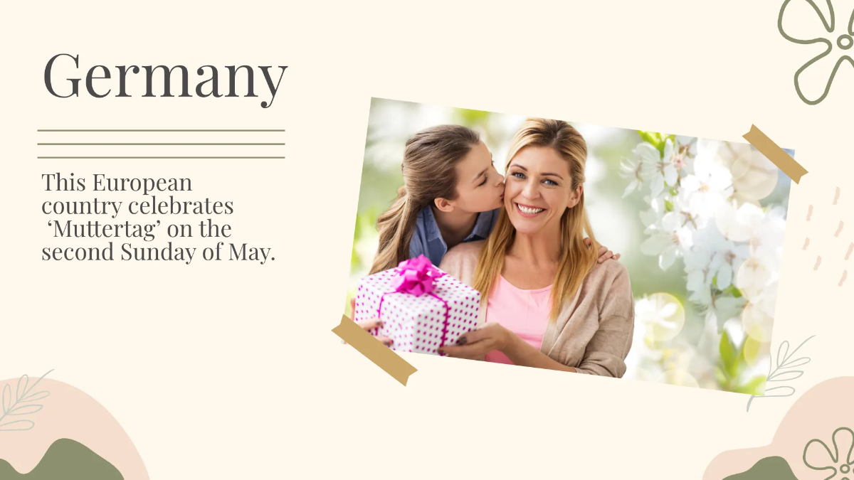 Free Aesthetic Mother's Day Presentation Template to Edit Online