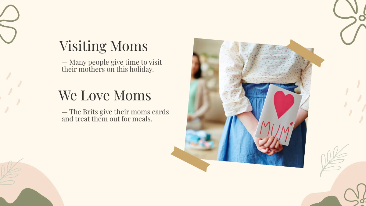 Free Aesthetic Mother's Day Presentation Template to Edit Online