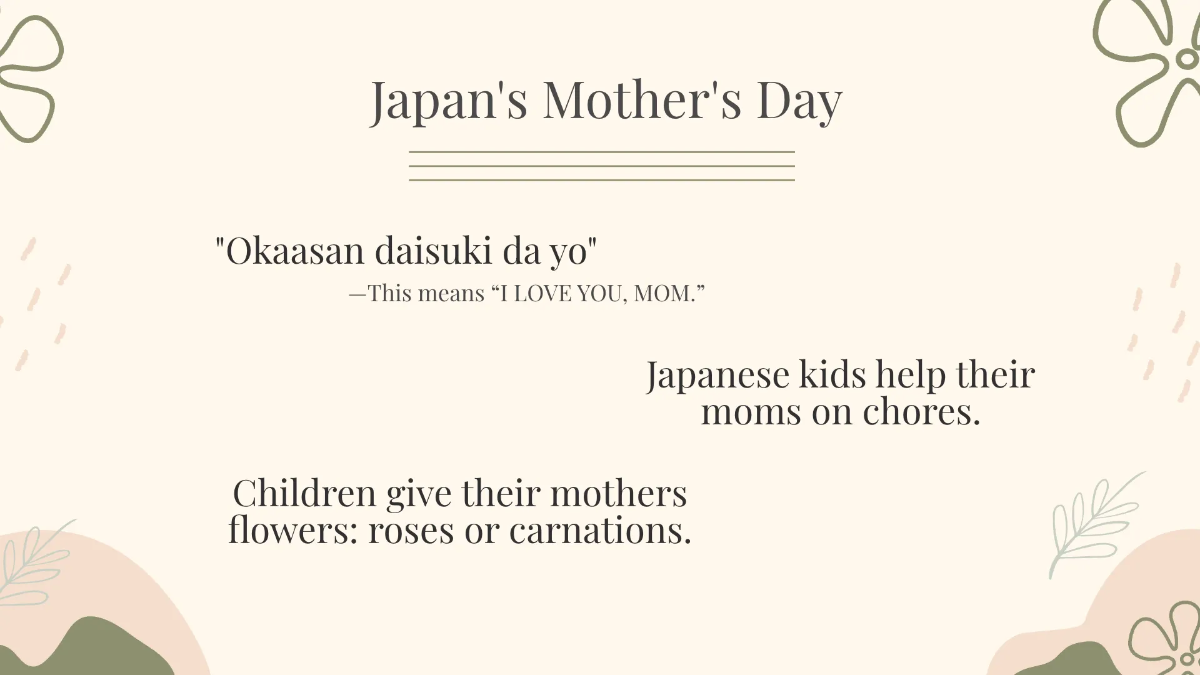 Free Aesthetic Mother's Day Presentation Template to Edit Online