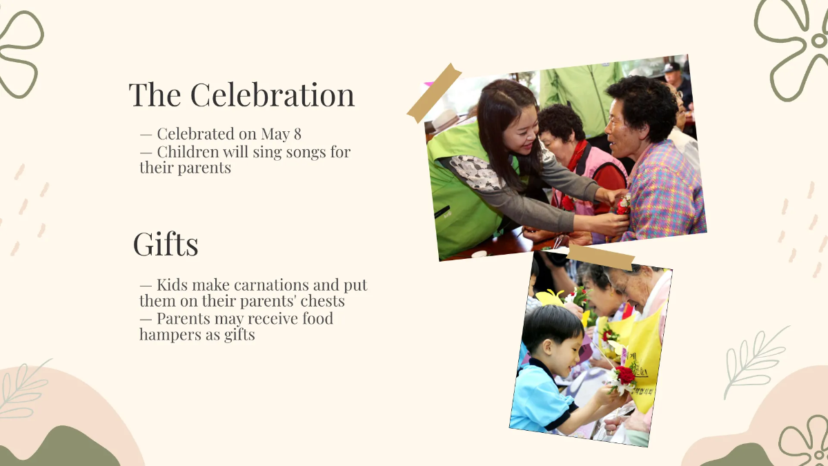 Free Aesthetic Mother's Day Presentation Template to Edit Online