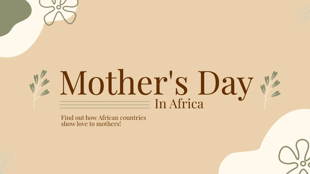 Free Aesthetic Mother's Day Presentation Template to Edit Online