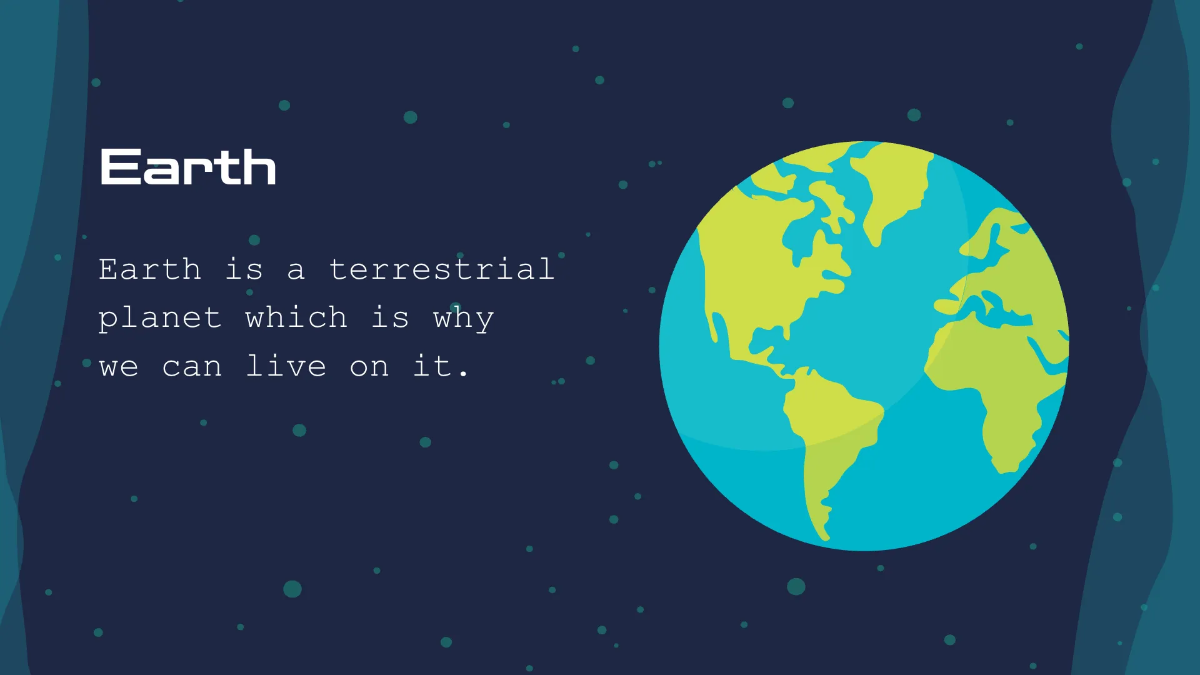Free Earth And Space Presentation Template to Edit Online