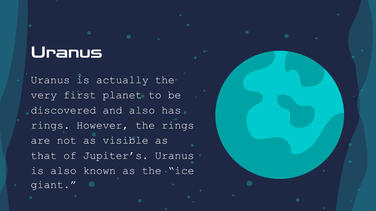 Free Earth And Space Presentation Template to Edit Online