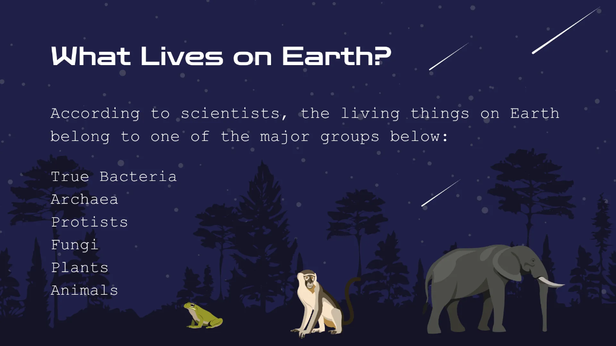 Free Earth And Space Presentation Template to Edit Online