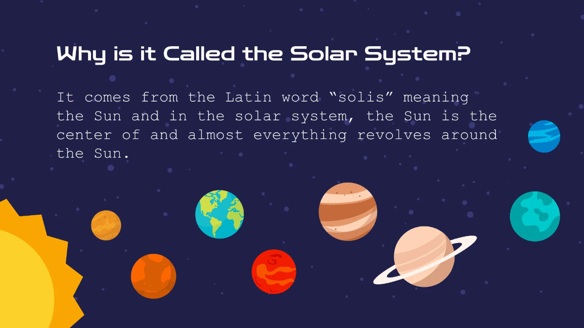 Free Earth And Space Presentation Template to Edit Online