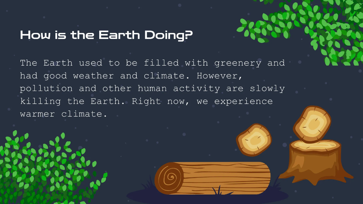 Free Earth And Space Presentation Template to Edit Online