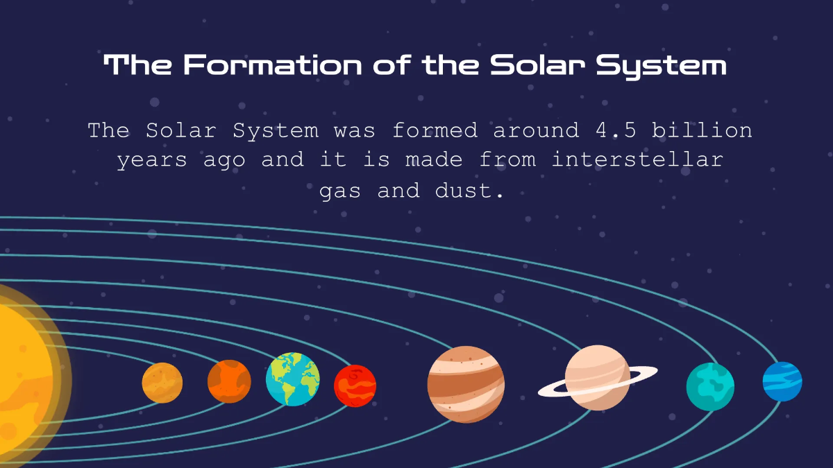 Free Earth And Space Presentation Template to Edit Online