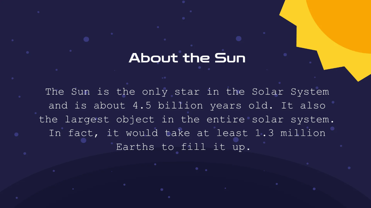 Free Earth And Space Presentation Template to Edit Online