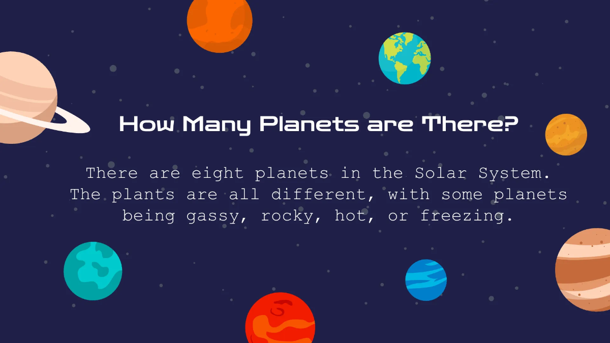 Free Earth And Space Presentation Template to Edit Online